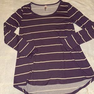 Lularoe lynnae striped top!